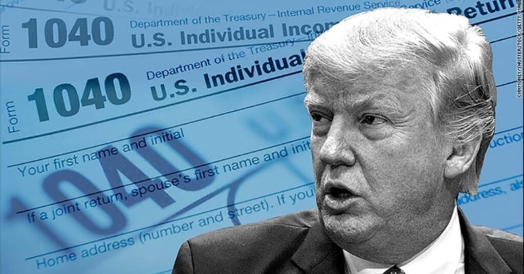 Trump talked about many cases of tax evasion and fraud in the IRS. He said these problems sh