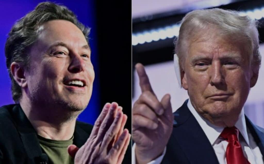 Billionaire Elon Musk and Pres Donald Trump