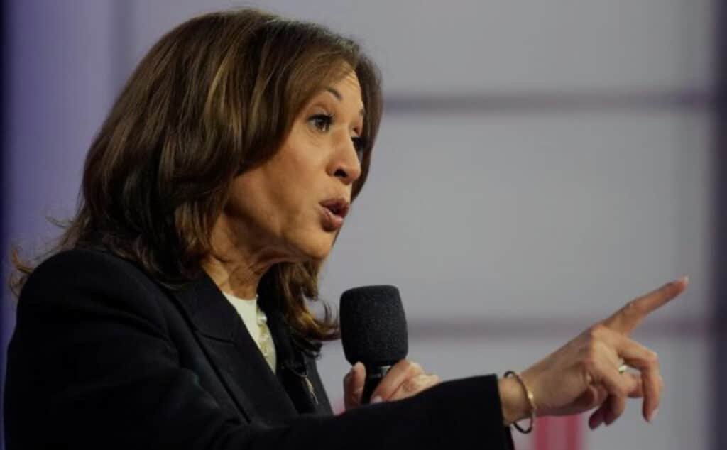 "Kamala Harris points fingers in her latest speech! Her Trump attacks miss the mark—America First prevails! #KamalaHarris #TrumpWins #Maga"
